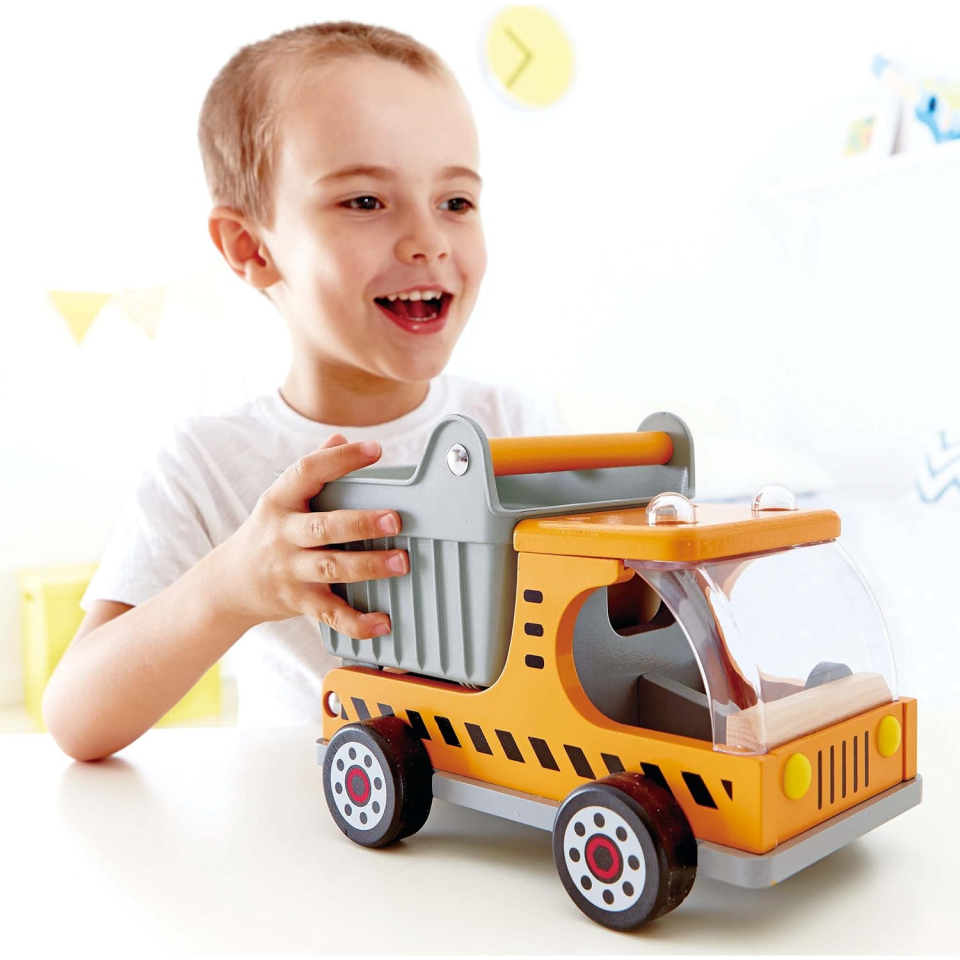 Hape Camion Ribaltabile in Legno per Bambini dai 3 Anni