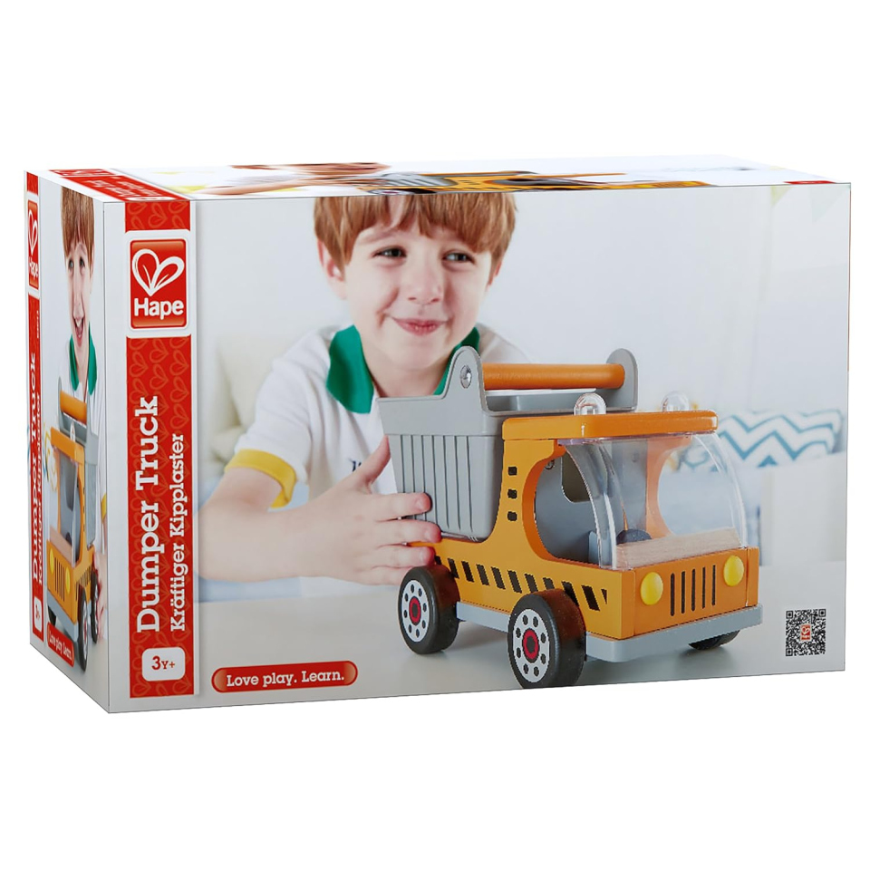Hape Camion Ribaltabile in Legno per Bambini dai 3 Anni