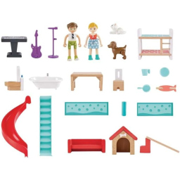 Hape Casetta delle Star – Casa delle Bambole in Legno con Suoni
