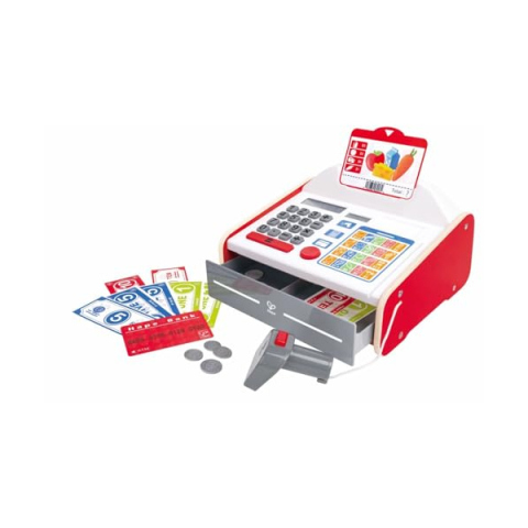 Hape Cassa del Supermercato con Calcolatrice Solare e Accessori