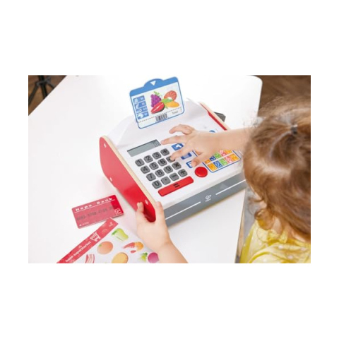 Hape Cassa del Supermercato con Calcolatrice Solare e Accessori