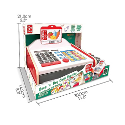Hape Cassa del Supermercato con Calcolatrice Solare e Accessori