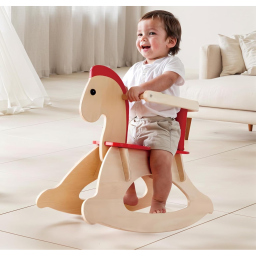 Hape Cavallino a Dondolo in Legno con Protezioni Regolabili