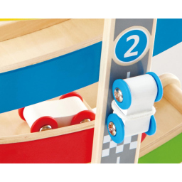 Hape Circuito Macchinine in Legno con Pista e Parcheggio