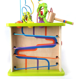 Hape Cubo Multiattività in Legno 5 Lati per Bambini
