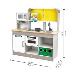 Hape Cucina Gioco Deluxe con Microonde e Accessori