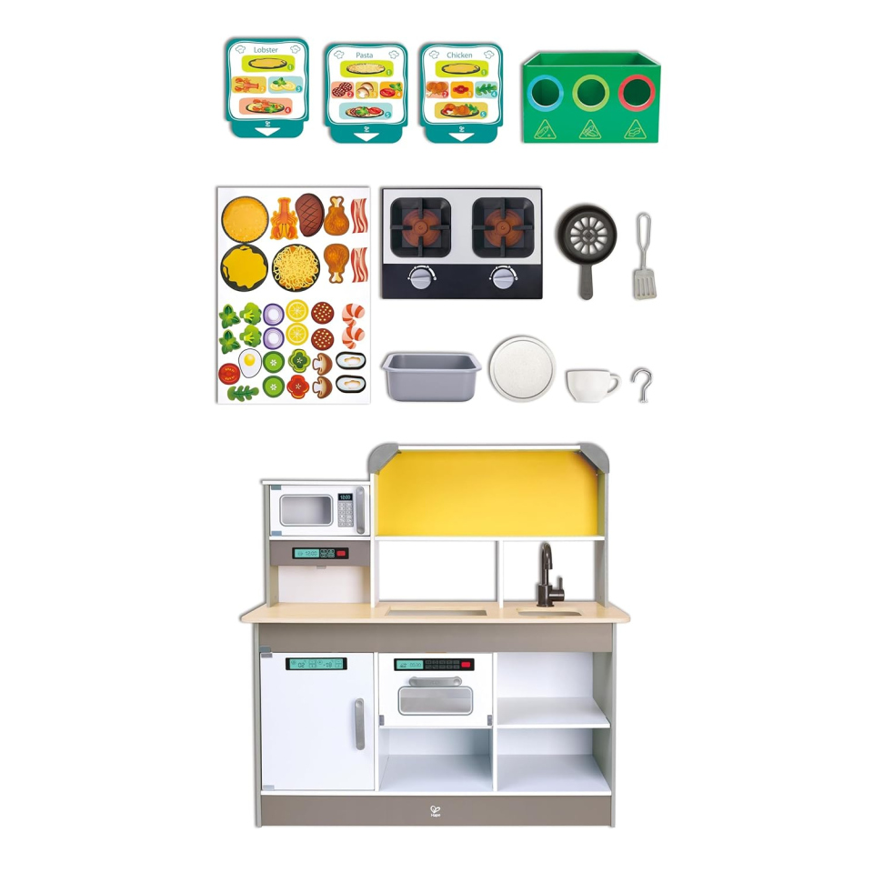 Hape Cucina Gioco Deluxe con Microonde e Accessori