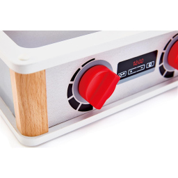 Hape Cucinetta Portatile 2 in 1 in Legno con Piastra, Griglia e Utensili