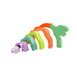 Hape Elefante Impilabile in Legno – Puzzle 3D per Bambini dai 2 Anni