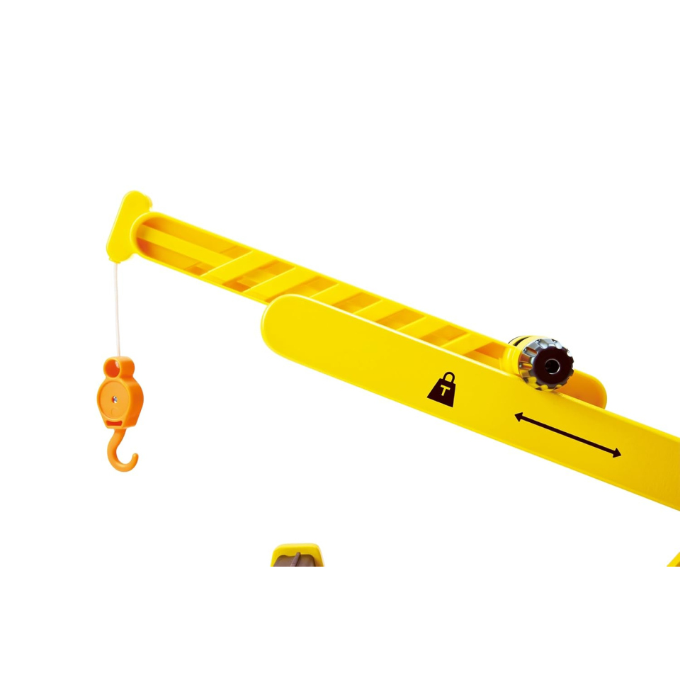 Hape Gru da Cantiere in Legno con Braccio Estraibile