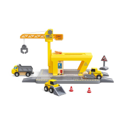 Hape Gru Ferroviaria da Costruzione – Set Trenino Espandibile