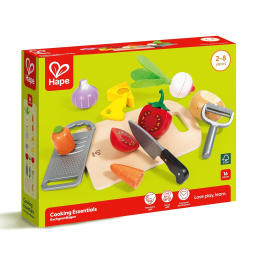 Hape Ingredienti Essenziali – Set Cucina in Legno per Bambini