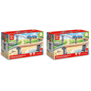 Hape Kit Espansione Pilastri per Pista Trenino in Legno (Confezione da 2)