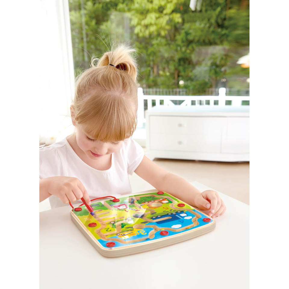 Hape Labirinto Magnetico Cantiere – Gioco Educativo con Numeri