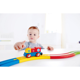 Hape Locomotiva a Batterie con Pulsante per Bambini