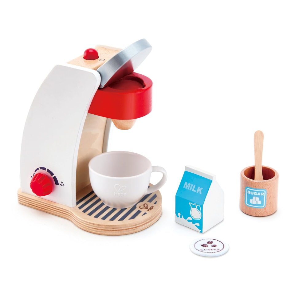 Hape Macchinetta del Caffè in Legno per Bambini