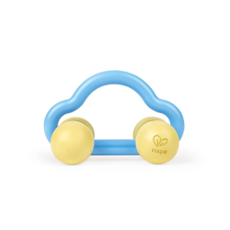 Hape Macchinina Sonaglio in Riso Giapponese – Gioco Sensoriale dai 6 Mesi