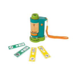 Hape Nature Fun – Microscopio Portatile Eco per Piccoli Esploratori