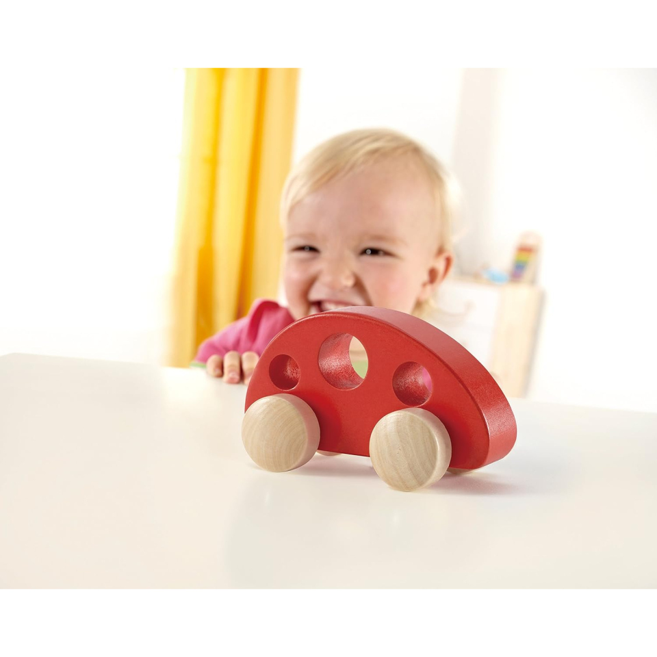 Hape Minivan Rosso in Legno per Bambini