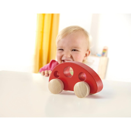 Hape Minivan Rosso in Legno per Bambini
