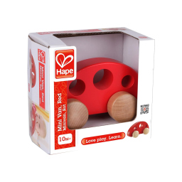 Hape Minivan Rosso in Legno per Bambini