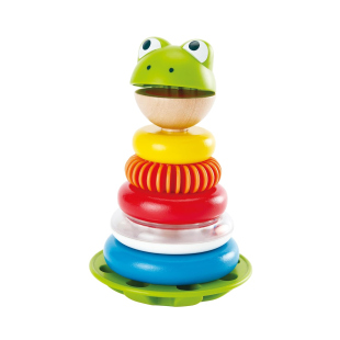 Hape Mr. Ranocchio – Impilabile in Legno con Sonagli