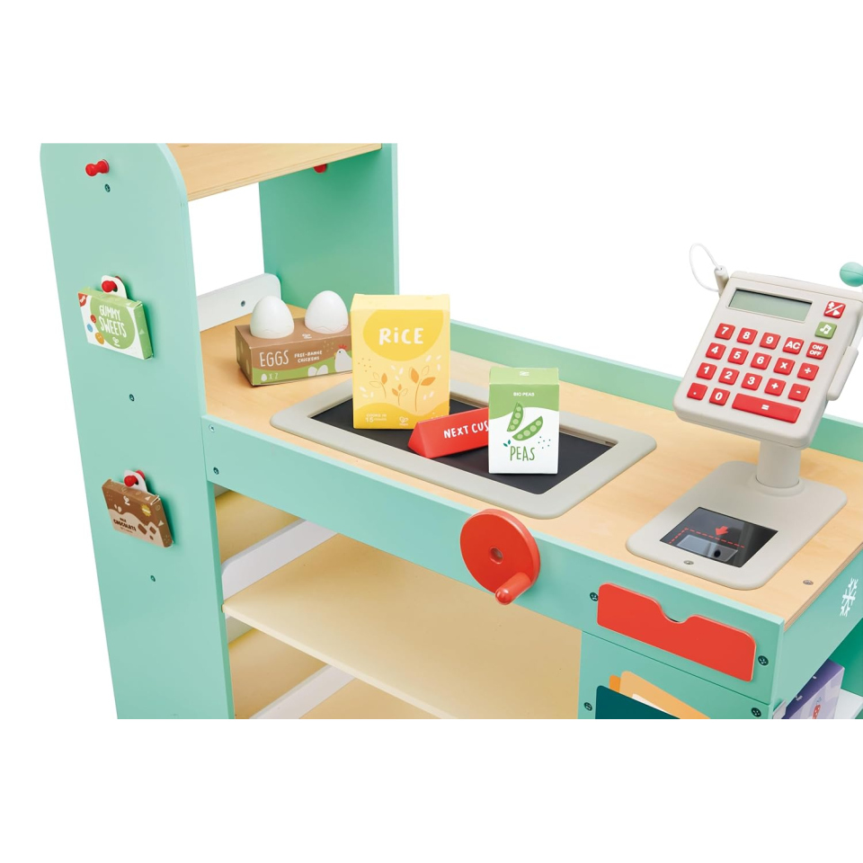Hape Negozio Commerciale in Legno con Scanner e Accessori