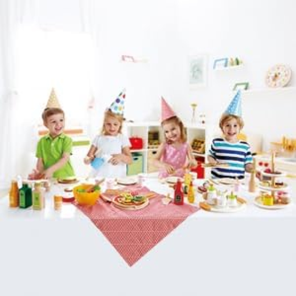 Hape Pasta e Condimenti – Set Cibo Giocattolo in Legno