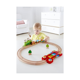 Hape Percorso Musicale Scimmiette – Trenino Xilofono in Legno