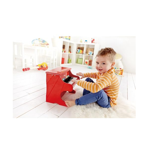 Hape Piano Divertente in Legno 18 Tasti per Bambini