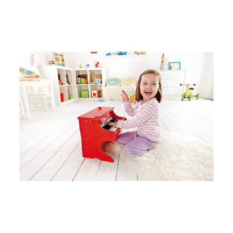 Hape Piano Divertente in Legno 18 Tasti per Bambini