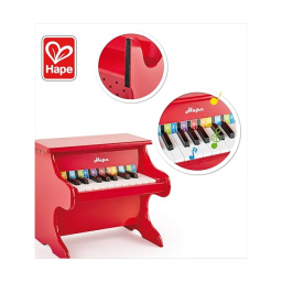 Hape Piano Divertente in Legno 18 Tasti per Bambini