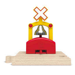 Hape Pista Città Trafficata con Trenini in Legno e Campanella Automatica