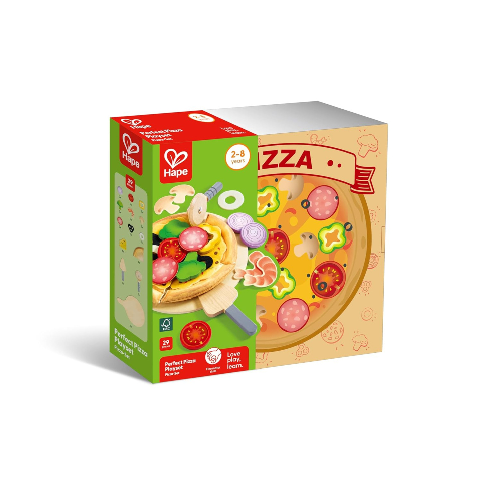 Hape Pizza Perfetta – Set Cucina Giocattolo in Legno