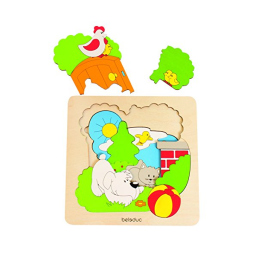 Hape Puzzle Discovery Giardino in Legno