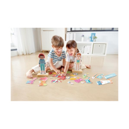 Hape Puzzle Magnetico da Vestire – 62 Pezzi per Piccoli Stilisti