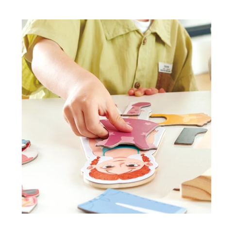 Hape Puzzle Magnetico da Vestire – 62 Pezzi per Piccoli Stilisti