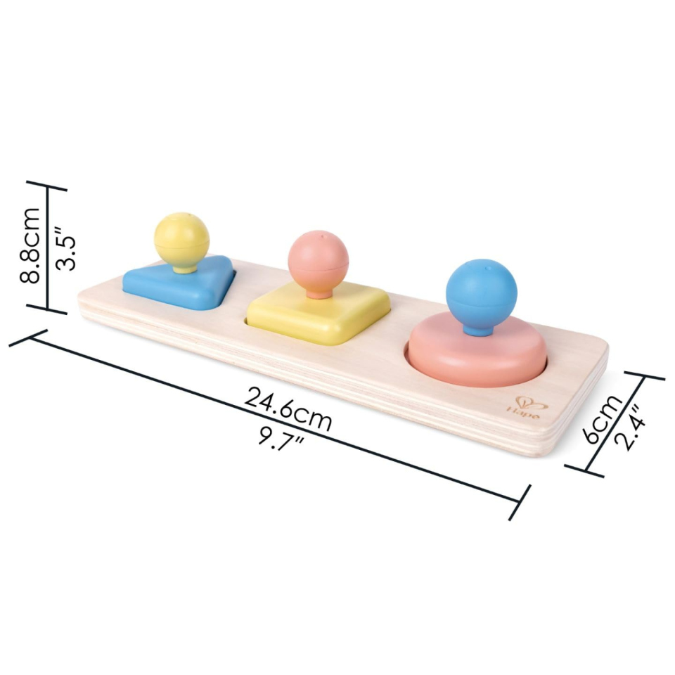 Hape Puzzle Montessori con Specchi in Riso per Neonati