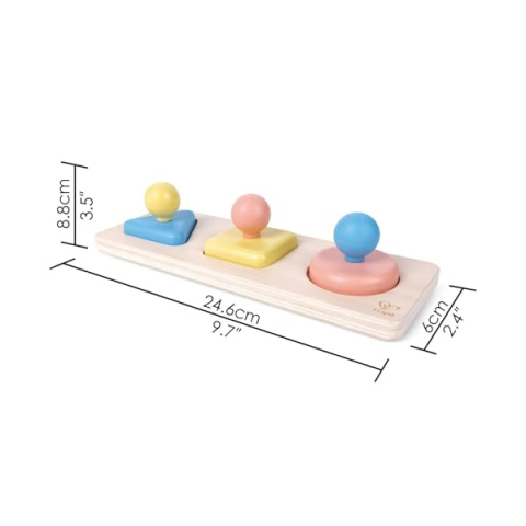 Hape Puzzle Montessori con Specchi in Riso per Neonati