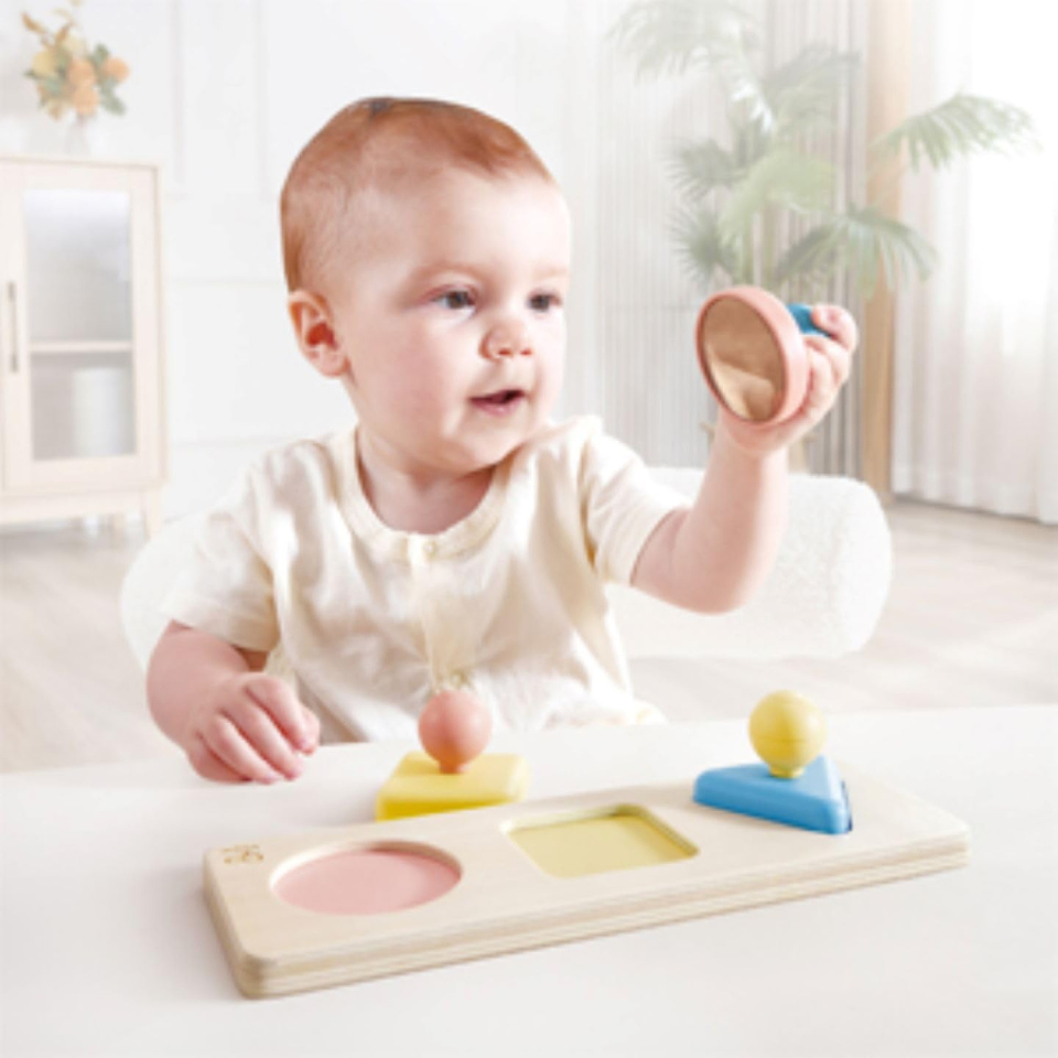 Hape Puzzle Montessori con Specchi in Riso per Neonati