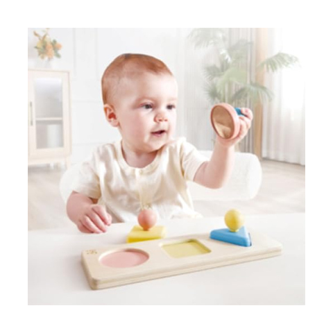 Hape Puzzle Montessori con Specchi in Riso per Neonati