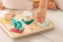 Hape Puzzle in legno con suoni animali