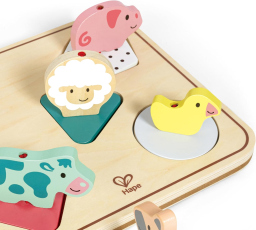 Hape Puzzle in legno con suoni animali