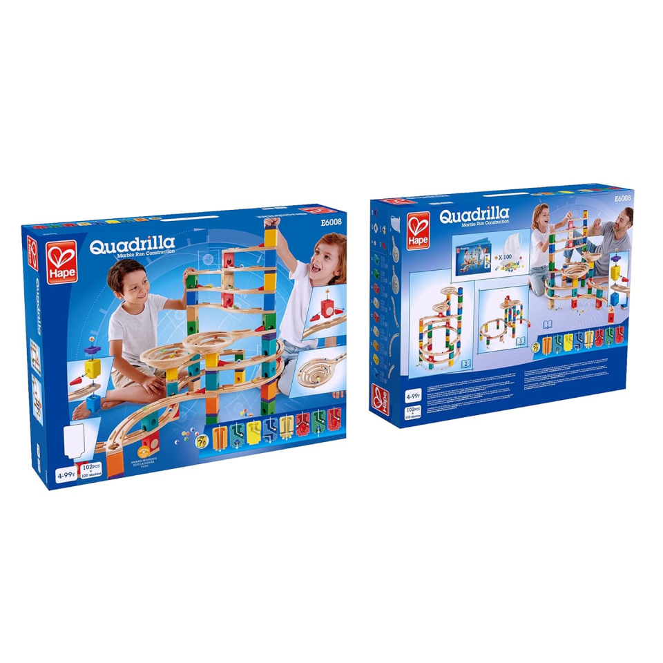 Hape Quadrilla Ciclone – Pista Biglie in Legno 198 Pezzi