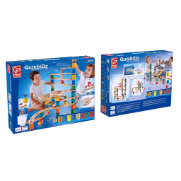 Hape Quadrilla Ciclone – Pista Biglie in Legno 198 Pezzi