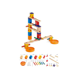 Hape Quadrilla Music Motion – Pista Biglie Musicale in Legno 96 Pezzi