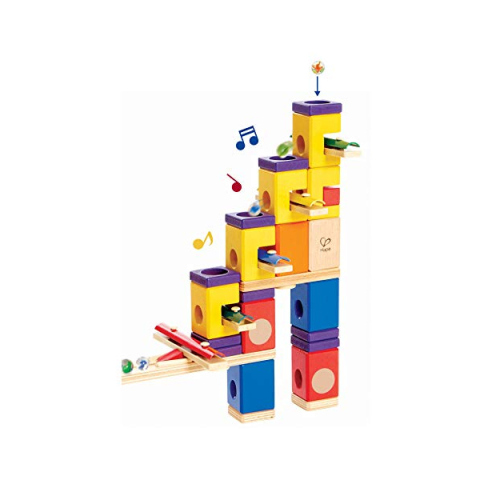 Hape Quadrilla Music Motion – Pista Biglie Musicale in Legno 96 Pezzi