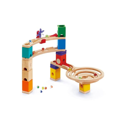 Hape Quadrilla Corsa verso il Traguardo – Pista Biglie in Legno dai 4 Anni