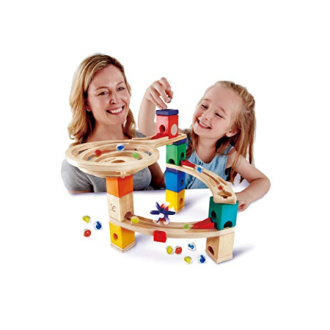 Hape Quadrilla Corsa verso il Traguardo – Pista Biglie in Legno dai 4 Anni