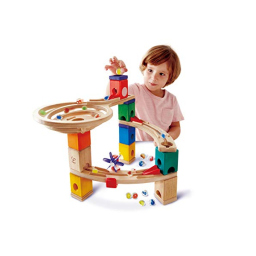 Hape Quadrilla Corsa verso il Traguardo – Pista Biglie in Legno dai 4 Anni
